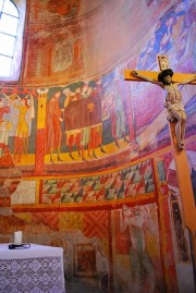 Détail peintures murales: abside centrale. Cliché personnel