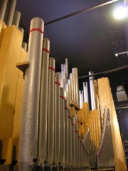 Salle de Musique, intérieur de l'orgue. Cliché personnel