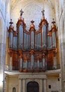 Le grand orgue J. E. Isnard de Saint-Maximin (France, Var). Cliché personnel (sept. 2011)