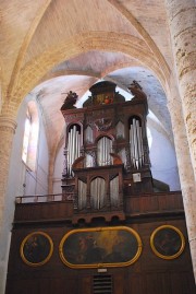 Vue de l'orgue de Barjols (historique et précieux). Cliché personnel