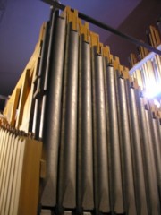 Salle de Musique, intérieur de l'orgue. Cliché personnel