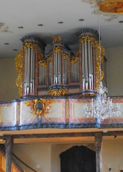 Vue de l'orgue Metzler (1991). Cliché personnel