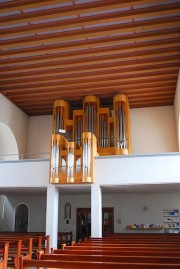 Vue de l'orgue avec la nef. Cliché personnel