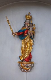 Une Vierge à l'Enfant, probablement baroque. Cliché personnel