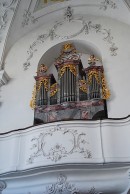 L'orgue de choeur remontant à 1786. Cliché personnel