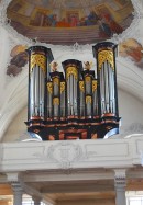 L'orgue Cäcilia AG (1988) de Buttisholz. Cliché personnel (fin mars 2012)