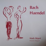 Disque de Mady Bégert (Bach - Haendel). Cliché personnel