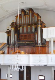 L'orgue depuis la chaire. Cliché personnel