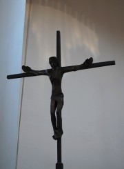 Le Christ en croix dans le choeur. Cliché personnel