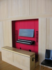 Les claviers de l'orgue Wälti de Wabern. Cliché personnel