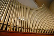 Vue de la Montre en zinc de l'orgue. Cliché personnel