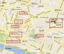Situation dans Paris. Crédit: https://maps.google.ch/maps?hl=fr&ie=UTF-8&q=saint+nicolas+des+champs