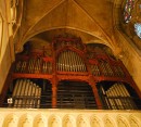 Le grand orgue C.-Coll vers le choeur, au Sud. Cliché personnel (nov. 2012)
