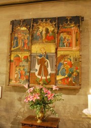 Le fabuleux tabernacle du Maître du Roussillon (15ème siècle). Cliché personnel