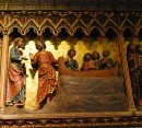 Le Christ et les apôtres au bord du lac de Tibériade (début du 14ème s.). Cliché personnel