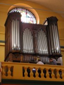 Vue de l'orgue de l'église N.-Dame à Tain l'Hermitage. Cliché: M. P. Souffre