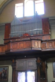 Vue de l'orgue Mascioni. Cliché personnel