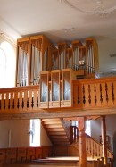 Vue de l'orgue Kuhn de Märstetten. Cliché personnel (automne 2012)