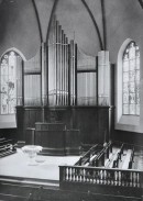 L'orgue Zimmermann dans l'ancien sanctuaire encore voûté. Crédit: http://www.evang-amriswil.ch/