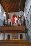 Le grand orgue W. Albiez de Bischofszell. Cliché personnel (automne 2012)