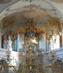 Vue du grand orgue Aichgasser - Metzler dans le choeur de Fischingen. Cliché personnel (automne 2012)
