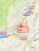 Situation géographique de Lungern. Crédit: https://maps.google.ch/maps?q=lungern+suisse