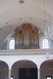 Une vue de l'orgue en situation sur la tribune. Cliché personnel