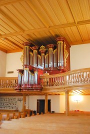 Vue globale de l'orgue et de sa tribune. Cliché personnel