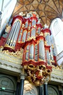 Le fameux orgue de St.-Bavo, Haarlem. Source: site Internet Marcussen