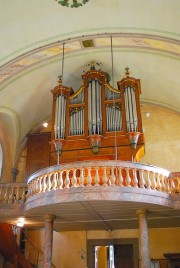 Vue de l'orgue restauré. Cliché personnel (premier juin 2014)