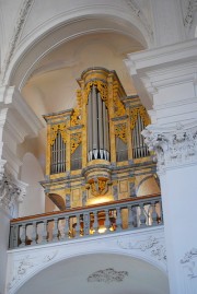 Vue de l'orgue de choeur Bossard-Kuhn, le 19 oct. 2014. Cliché personnel privé