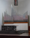 Orgue Mascioni de l'église Ste-Thérèse à Viganello-Lugano. Cliché personnel (mai 2014)