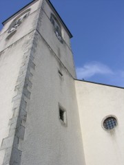 Tour de l'église de Charmey. Cliché personnel