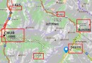 Siruation géographique. Source: http://fr.viamichelin.ch/web/Cartes-plans/Carte_plan-Davos-_-Graubunden