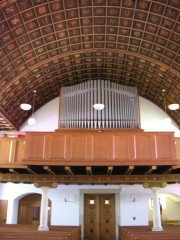 Autre vue de l'orgue des Genevez. Cliché personnel
