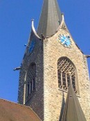 Le clocher néogothique. Source: http://quasimodosonneurdecloches.ch/