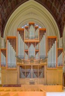 Vue de l'orgue Casavant, cathédrale de Providence (USA). Source: www.musiqueorguequebec.ca/