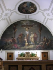 Fresques à l'église des Genevez. Cliché personnel
