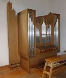 Nouvel orgueKuhn ayant remplacé l'orgue Maag. Source: www.refsurlejs.ch/kirche-sils-baselgia.html