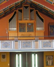 L'orgue de cette église catholique de St-Blaise. Cliché personnel