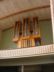 Temple des Brenets, autre vue de l'orgue. Cliché personnel