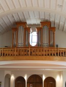 Orgue Späth (Rüti) de l'église moderne de Saas-Balen. Cliché personnel