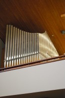 Vue de l'orgue Späth de l'église de St. Niklaus. Cliché personnel: juillet 2018