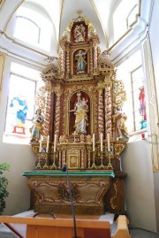 Le Maître-autel baroque superbe. Cliché personnel