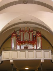 L'orgue de Gruyères de face. Cliché personnel