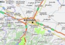 Situation géographique de Bologne. Source: Viamichelin