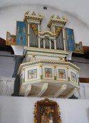 Orgue Carlen (restauré par Goll) dans cette chapelle. Cliché personnel (sept. 2019)