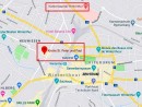 La situation de l'église sur le plan de la ville. Source: www.google.ch/maps/place/Kirche+St.+Peter+und+Paul/