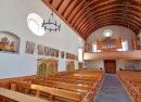 Vue intérieure de l'église du Kapuzinenkloster (Schwyz: vers l'orgue). Source: https://www.google.ch/maps/