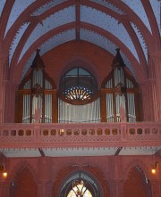 Grand orgue, N.-Dame de Neuchâtel (cliché personnel, 07. 2023)
